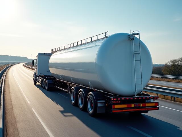 Large industrial manufacturing press in transit